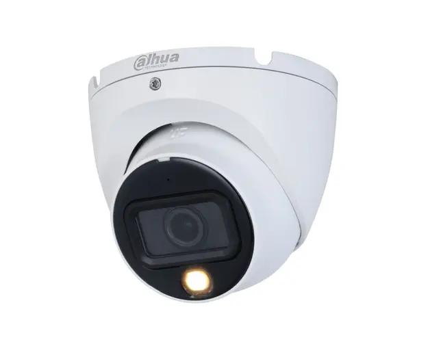 Camera supraveghere HDCVI Dahua HAC-HDW1200TLM-IL-A-0280B-S6, 2MP, Iluminare duala 20m, Microfon, IP67