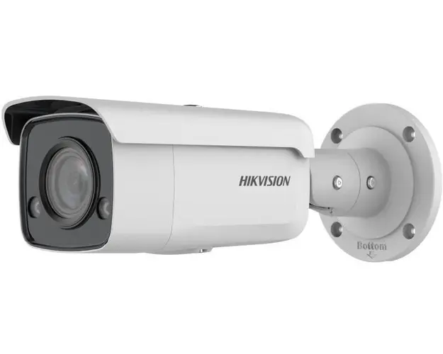 Camera supraveghere IP Hikvision DS-2CD2T87G2-L(4mm)(C), 8MP, ColorVu, 4mm, LED alb, slot microSD, PoE