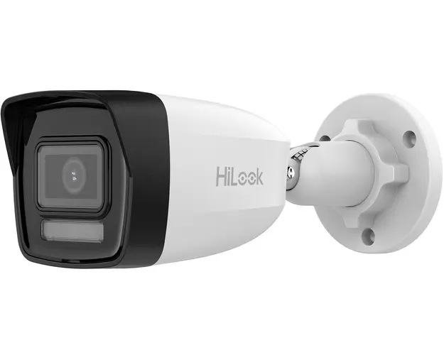 Camera supraveghere IP Hikvision HiLook IPC-B160HA-LU, 6MP, 2.8mm, Iluminare duala 30m, Microfon, PoE, IP67