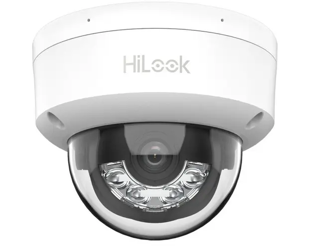 Camera supraveghere IP Hikvision HiLook IPC-D160HA-LU, 6MP, 2.8mm, Smart Hybrid Light, Microfon, PoE, IP67