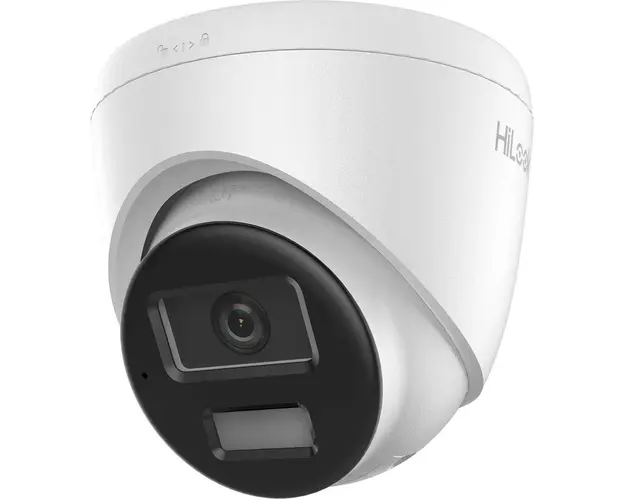 Camera supraveghere IP Hikvision HiLook IPC-T260HA-LUF/SL, 6MP, 2.8mm, PoE, Iluminare duala 30m, Microfon si difuzor, IP67