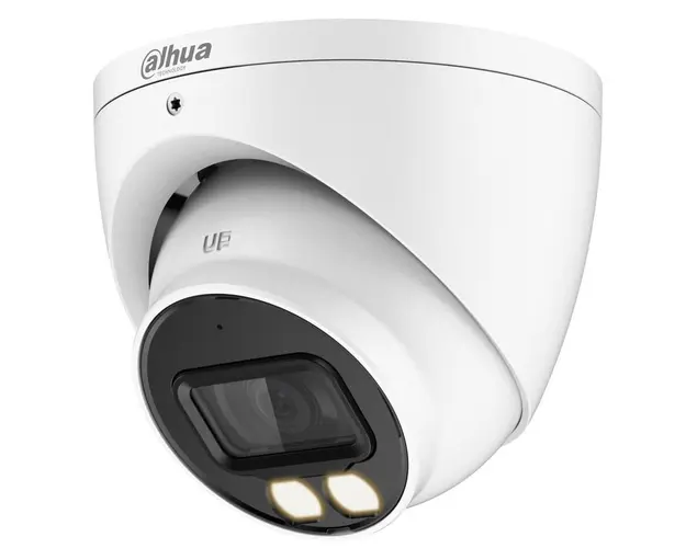 Camere de supraveghere Full Color cu microfon, 2MP 1080p, LED ALB 40m, 2.8mm, Dahua HAC-HDW1239T-A-LED-0280B-S2