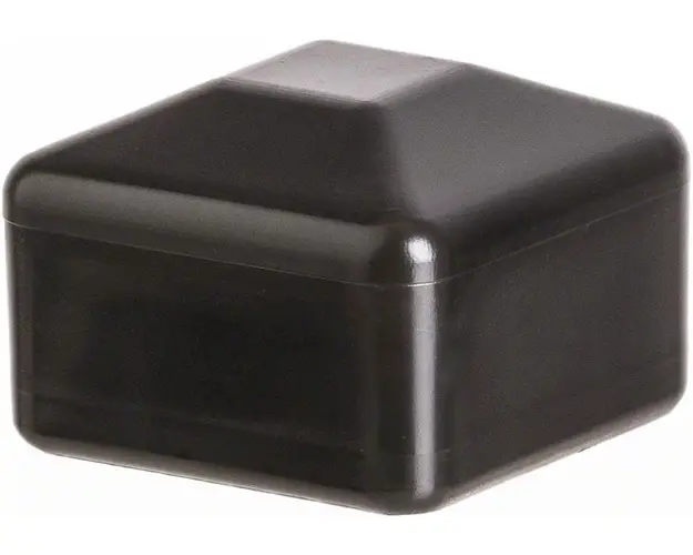 Capac negru, 40 x40, plastic, pentru sine fixare panouri fotovoltaice, CAPAC40x40-N