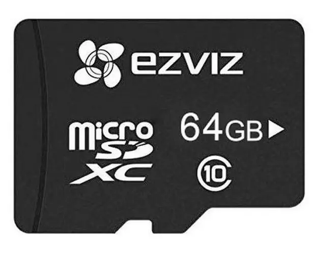 Card de memorie Micro SD 64GB, EZVIZ CS-CMT-CARDT64G-D, Clasa 10/U3, 90 MB/s citire, 50 MB/s scriere