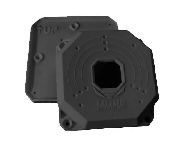 Doza de exterior dedicata CCTV 118x118x55 Cambox Lotus(Black)