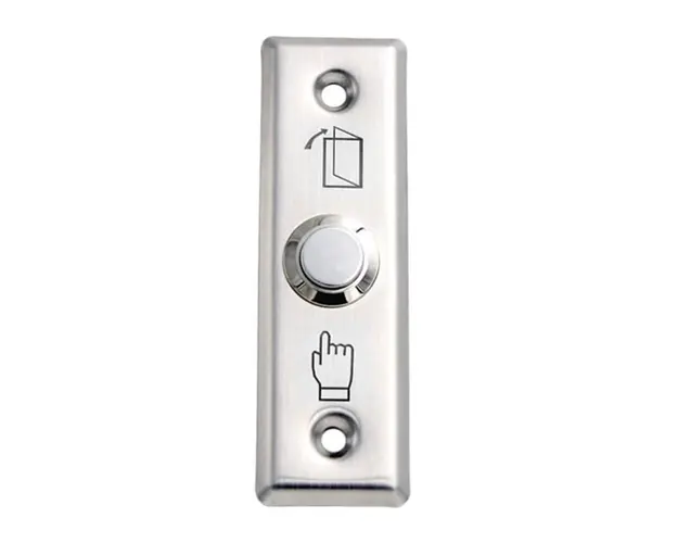 Buton de iesire, montaj ingropat, din otel inoxidabil, NO/COM, SECUKEY Cbutton 1