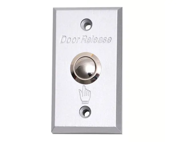 Buton de iesire, montaj ingropat, aluminiu, NO/COM, SECUKEY Cbutton 3