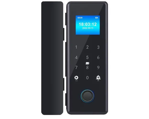 Control acces biometric cu Yala, alimentare pe baterii, Amprenta/Card/Pin/Aplicatie, 1000 utilizatori, Wi-Fi compatibil Tuya, SECUKEY CD109J