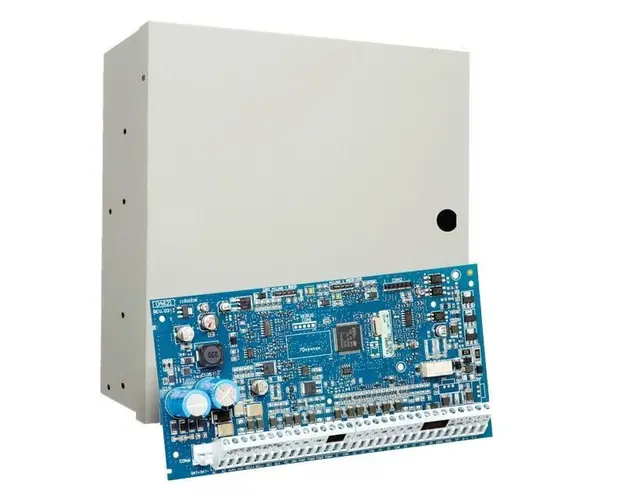 Centrala de alarma DSC 6 zone 2 partitii Hybrida NEO 2016