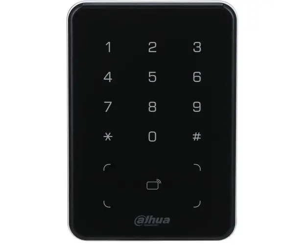 Control acces RFID 125KHz si Mifare 13.56khz + PIN, Wiegand, IP66, Dahua ASR2101A-ME