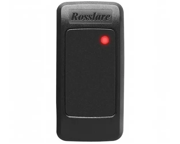 Cititor de proximitate RFID 125KHz Rosslare AYKR12B-005, Wiegand 26, indicator LED, 5-16VDC, IP65