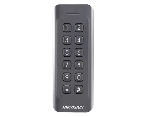 Cititor de proximitate RFID 125Khz cu tastatura integrata, IP65, Hikvision DS-K1802EK