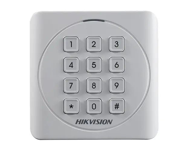 Cititor cartele/Taguri Mifare 13.56 Mhz cu tastaura Hikvision DS-K1801MK
