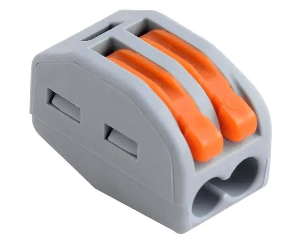 Set conector 2 poli pentru doza 0,08 - 2,5mm fir litat 10 bucati
