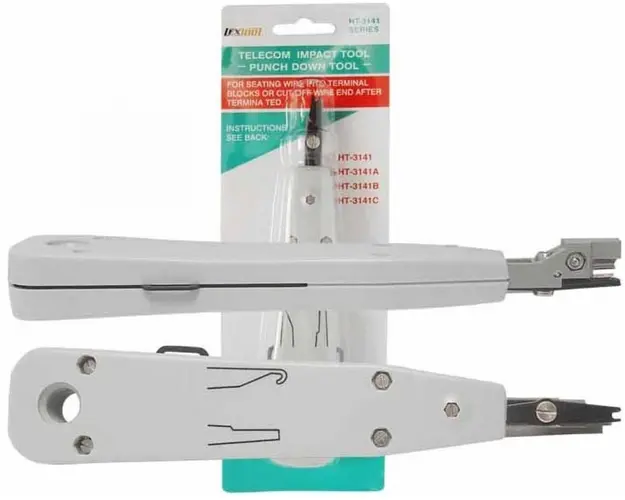 Cleste pentru sertizat cabluri de retea in priza sau patchpanel, KRONE ISDN-0018