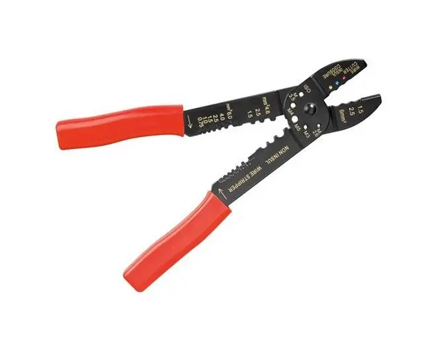 Cleste universal pentru dezizolare si sertizare fire cuprinse intre 0.75-6.0 28428