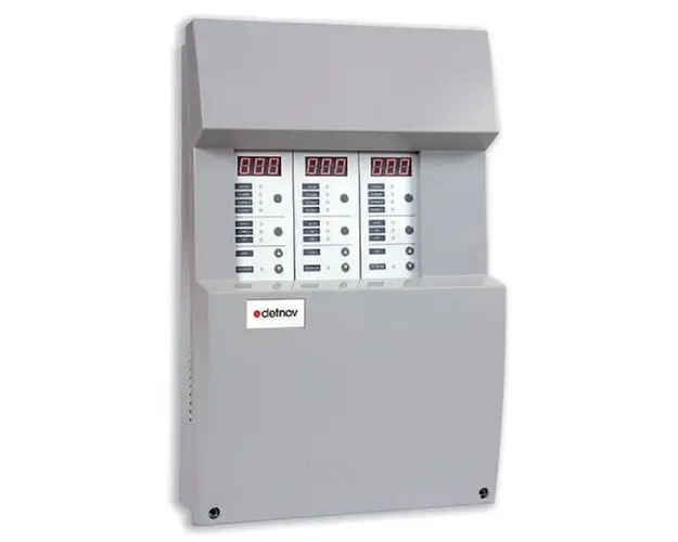 Centrala detectie CO cu doua zone si 60 de senzori DETNOV