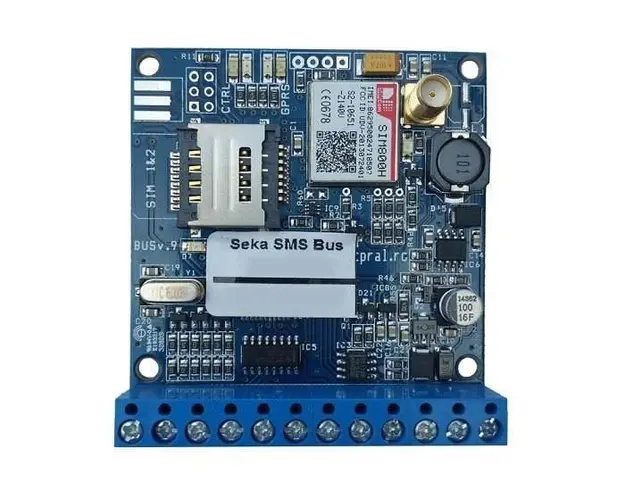 Comunicator GSM SMS pentru sistemele de alarma DSC Seka SMS, SEKA SMS DSC