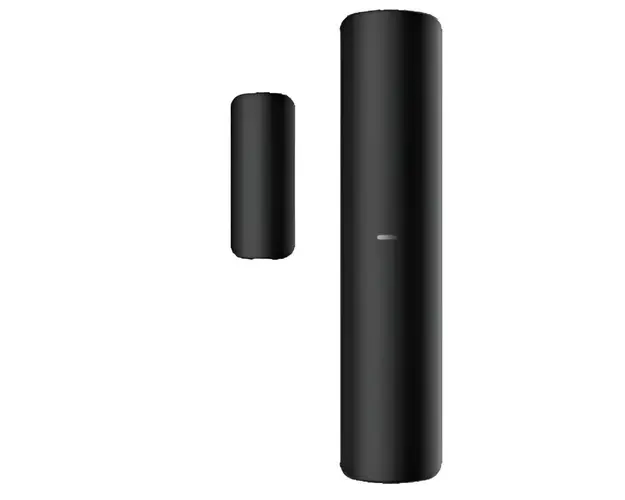 Contact magnetic wireless pentru usa sau geam Hikvision AX PRO DS-PDMC-EG2-WE(B)(BLACK), Tri-X 868MHz, RF 1600m, negru