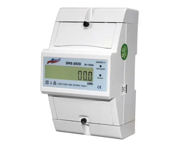 Contor monofazat digital, 4 module, 230V, afisaj electronic, 02-554/dig