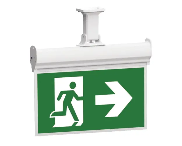 Corp iluminat de siguranta cu LED 2W si folie de siguranta STANGA / DREPATA, Braytron BC14-01100-USA-DR-ST