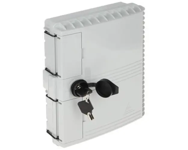 Cutie distributie fibra optica FTTH 2 intrari si 6 iesiri, IP65, Safer PPO-16/4