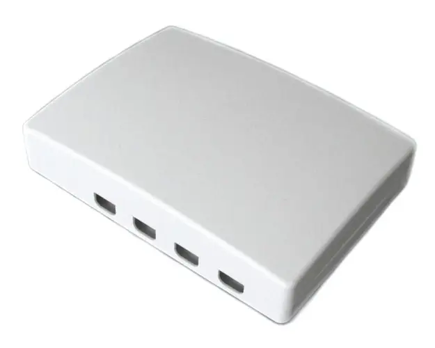 Cutie jonctiune FTTH pentru fibra optica, carcasa PC si ABS, Braun Group FTB-104BE