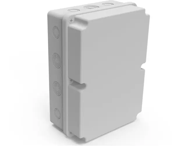 Cutie de plastic cu garnitura si presetupe, pentru conectare dispozitive electrice, surse si alimentatori, CUTIE225X311X130