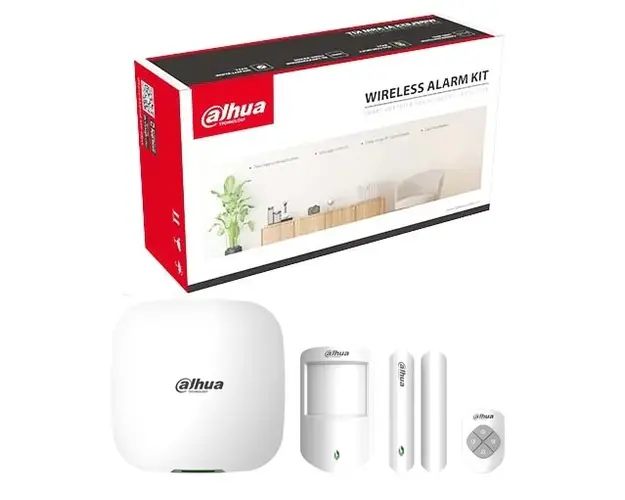 Kit de alarma Wireless Dahua, 2X SIM, Wi-Fi, LAN, ART-ARC3000H-03-FW2(868)