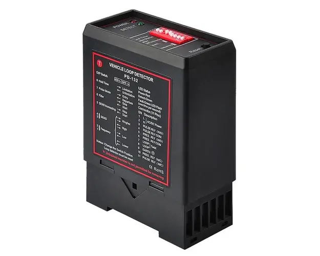 Detector single, bucla inductiva, pentru prezenta autoturisme la sisteme de parcare, sensibilitate reglabila, ACM705A(24V)