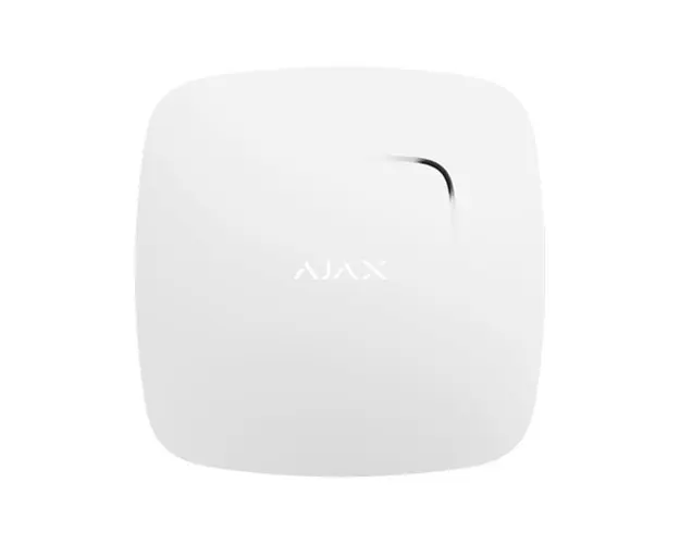 Detector de fum, temperatura si CO, wireless, 868 MHz, 85 dB, alb, AJAX FireProtect Plus WH