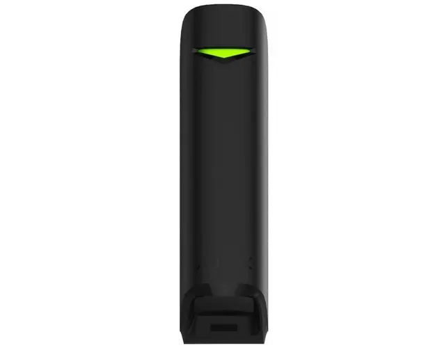 Detector de miscare wireless de tip cortina Ajax, pentru interior, 2 senzori PIR, 868 MHz, negru, AJAX MOTIONPROTECT CURTAIN BL