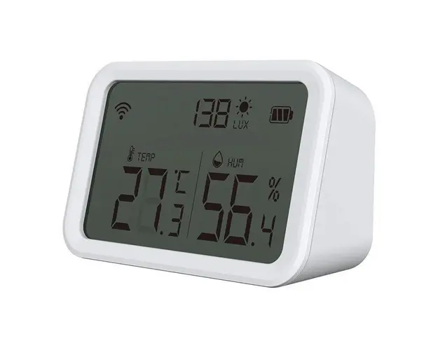 Detector de umiditate si temperatura Wireless, cu Wi-Fi, control de pe telefon, Tuya RH-TH02W