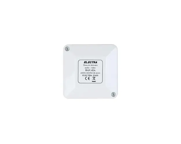Doza derivatie audio, simpla, montaj aparent, ELECTRA, DDA.000