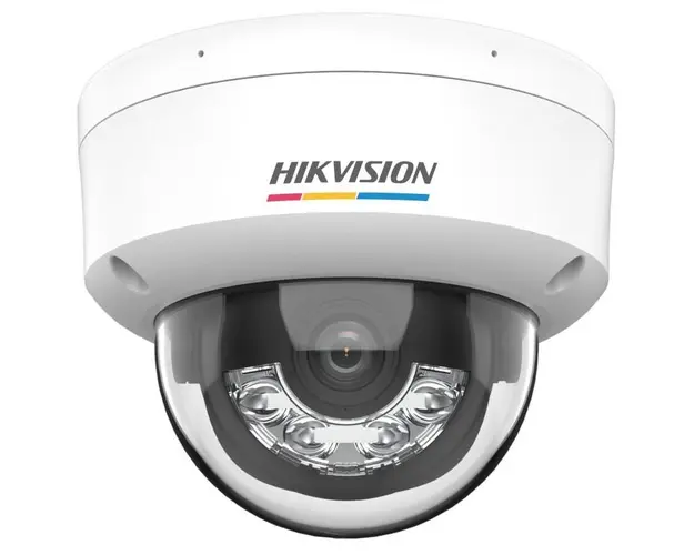 Camera de supraveghere IP Dome Hikvision DS-2CD1167G2H-LIU(2.8mm), 6MP, ColorVu, Smart Hybrid Light, 2.8mm, PoE, IP67