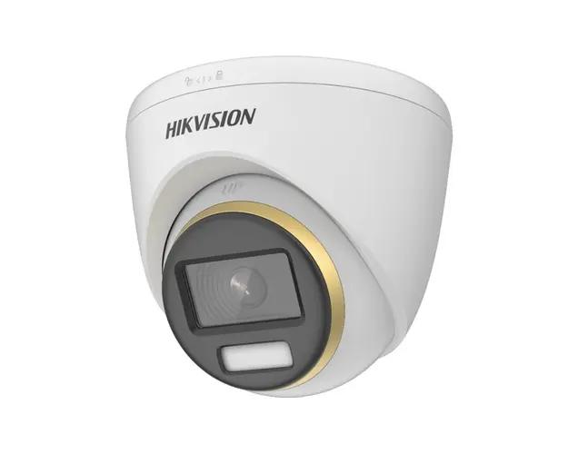 Camera de supraveghere Dome ColorVu, 4K - 8MP, lentila 2.8 mm, LED 40 m, PoC, Hikvision DS-2CE72UF3T-E