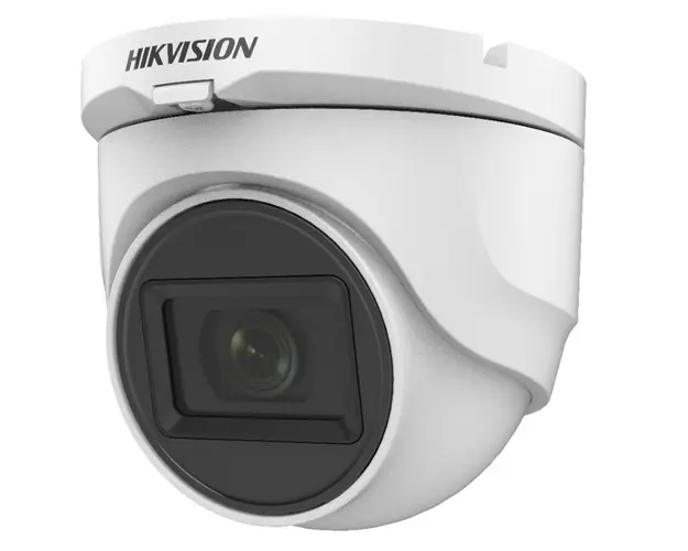 Camera de supraveghere Dome, 4 in 1 Hikvision, Full HD 2MP, lentila 2.8 mm, IR 30metri, DS-2CE76D0T-ITMF(C)