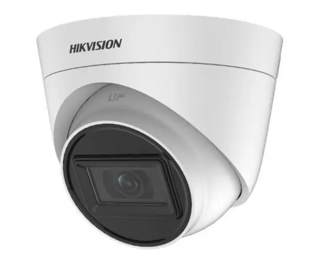 Camera supraveghere Dome, Turbo HD, 5 MP, 2.8mm, IR 40 metri, PoC, Hikvision, DS-2CE78H0T-IT3E(2.8mm)(C)