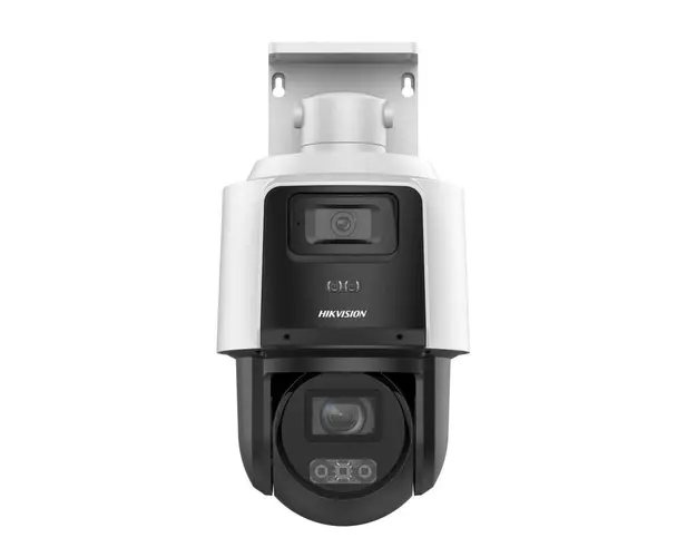 Speed Dome TandemVu Hikvision DS-2SE3C404MWG-E/14 DarkFighter, 4MP+4MP, 4x zoom optic, 16x zoom digital, PTZ, Iluminare duala, IP66