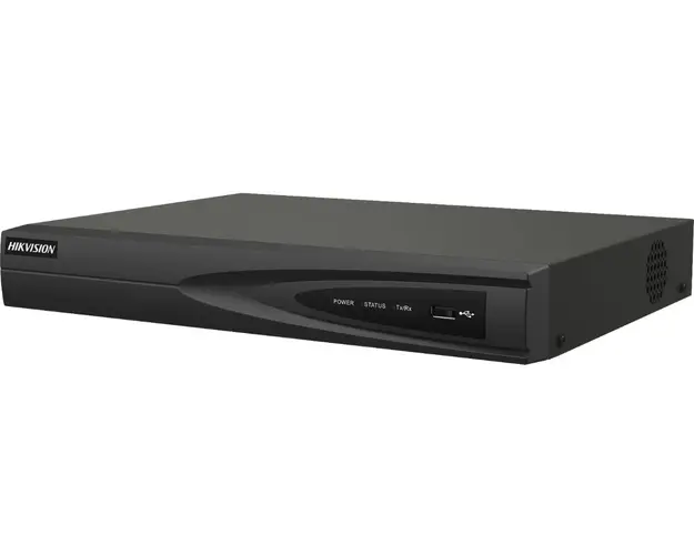 NVR 4 canale, 8 MP 4K, 1x HDD, bandwidth 40 Mbps, Hikvision, DS-7604NI-K1 C