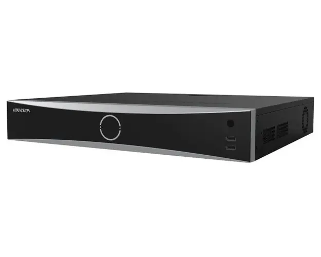 NVR Hikvision AcuSense, 32 canale, 12MP, 16x PoE, 4x porturi SATA, Alarma 16/4, 256 Mbps, DS-7732NXI-K4/16P