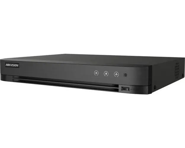 DVR 4 canale, 2MP Full HD, Acusense Hikvision iDS-7204HQHI-M1/XT, HDTVI/CVI/AHD/IP, 1x SATA