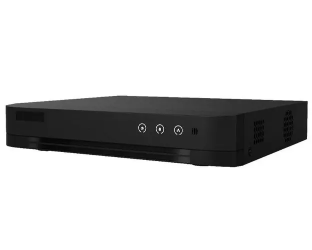 DVR 4 canale, Hikvision iDS-7204HQHI-M1/E(E), Full HD 1080p, H.265+, 1x SATA 10TB, Audio prin coaxial