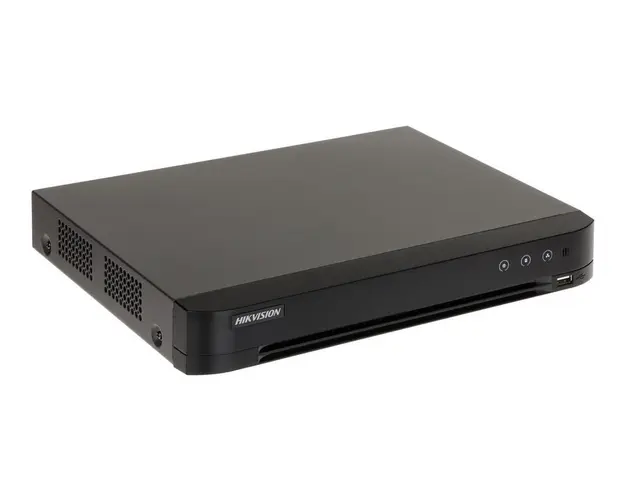 DVR 8 canale Acusense, 2MP Full HD, TVI/AHD/IP, Audio prin HDTVI, Hikvision iDS-7208HQHI-M1/S(C)