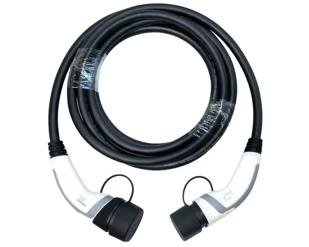 Cablu de incarcare Schrack pentru masini electrice, 32A, Type 2, Trifazic, 7.5m, EMK322MFF5 