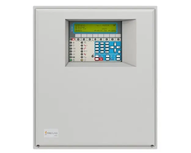 Centrala antiincendiu adresabila 3 bucle (o bucla cu 3 circuite), 250 detectori, 128 zone, comunicator PSTN, FIRECLASS FC503