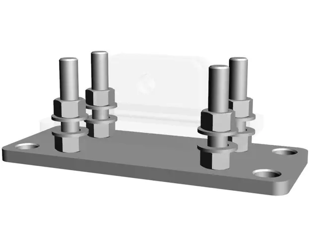 Placa de montaj ajustabila, compatibila cu carucioarele din kitul C65H si C65H+, AP60-65