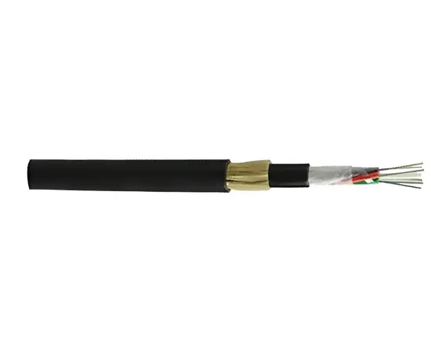 Fibra optica 12 fire Single Mode, 6500N, cu gel, 100m, Safer DJADSS24FOAY95x100