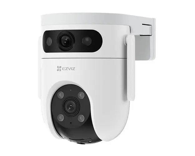 Camera IP Wi-Fi Ezviz Dual PT CS-H9c (3mp+3mp), 3+3MP, Iluminare Duala, Alarma Acustica si Optica, Auto Tracking, MicroSD