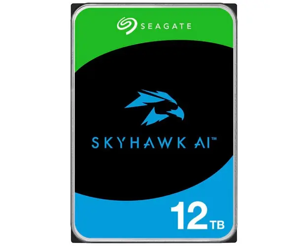 Hard Disk Seagate SkyHawk AI ST12000VE001, 12TB, SATA 6 Gb/s, 7200 rpm, 256 MB Cache, HDD pentru supraveghere video